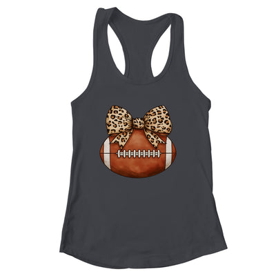 Cute Football Coquette Bow Cute Football Mom Women Girl Shirt & Tank Top | siriusteestore