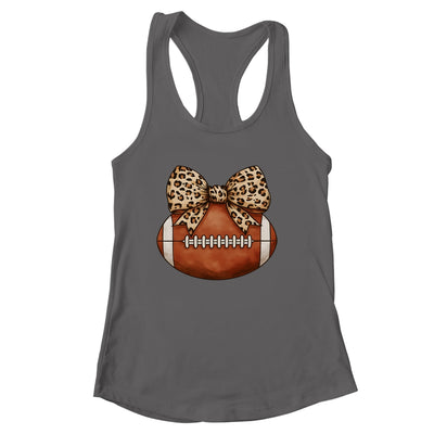 Cute Football Coquette Bow Cute Football Mom Women Girl Shirt & Tank Top | siriusteestore