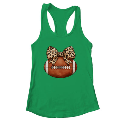 Cute Football Coquette Bow Cute Football Mom Women Girl Shirt & Tank Top | siriusteestore