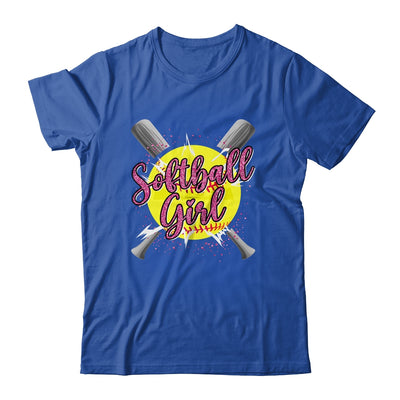 Cute Funny Softball Player Fan Softball Girl Shirt & Tank Top | siriusteestore