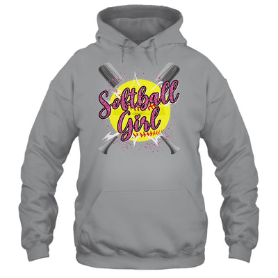 Cute Funny Softball Player Fan Softball Girl Shirt & Tank Top | siriusteestore