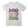 Cute Ghost Floral Boo Halloween Boy Girl Ghost Spooky Season Shirt & Sweatshirt | siriusteestore