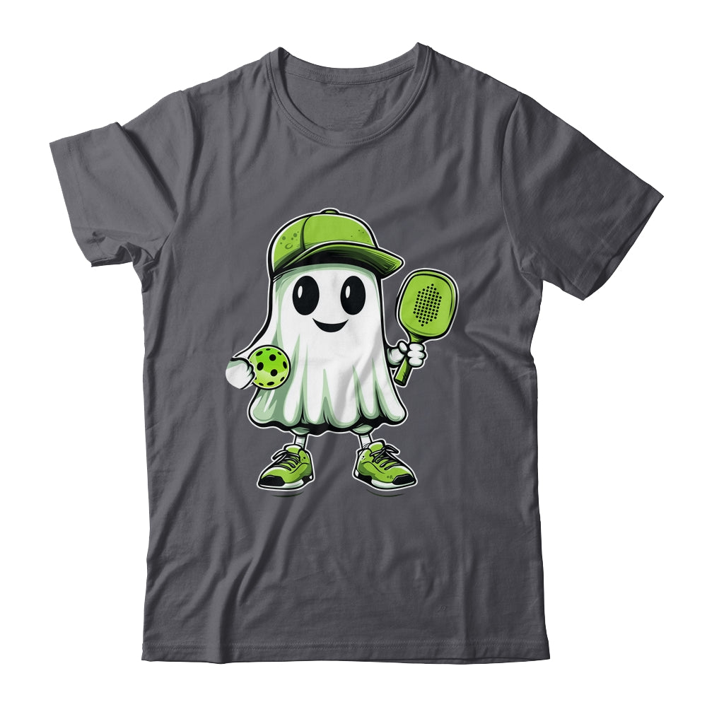 Cute Ghost Playing Pickleball Halloween Paddleball Funny Shirt & Hoodie | siriusteestore