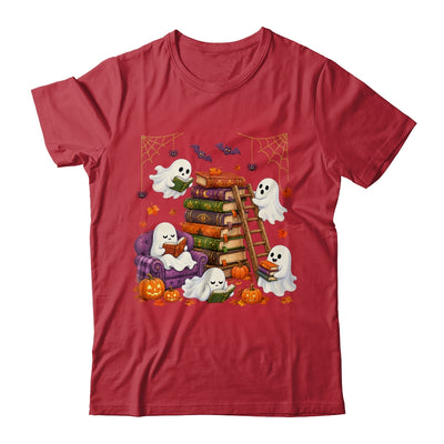 Cute Ghost Reading Book Lovers Halloween Autumn Fall Shirt & Hoodie | siriusteestore
