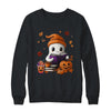 Cute Ghost Reading Book Lovers Halloween Ghost Coffee Women Shirt & Sweatshirt | siriusteestore