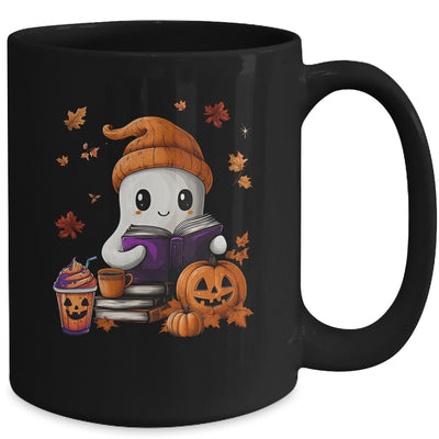 Cute Ghost Reading Book Lovers Halloween Ghost Coffee Women Mug | siriusteestore