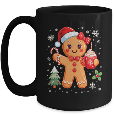 Cute Gingerbread Christmas Snow Xmas For Women Girls Kids Mug | siriusteestore