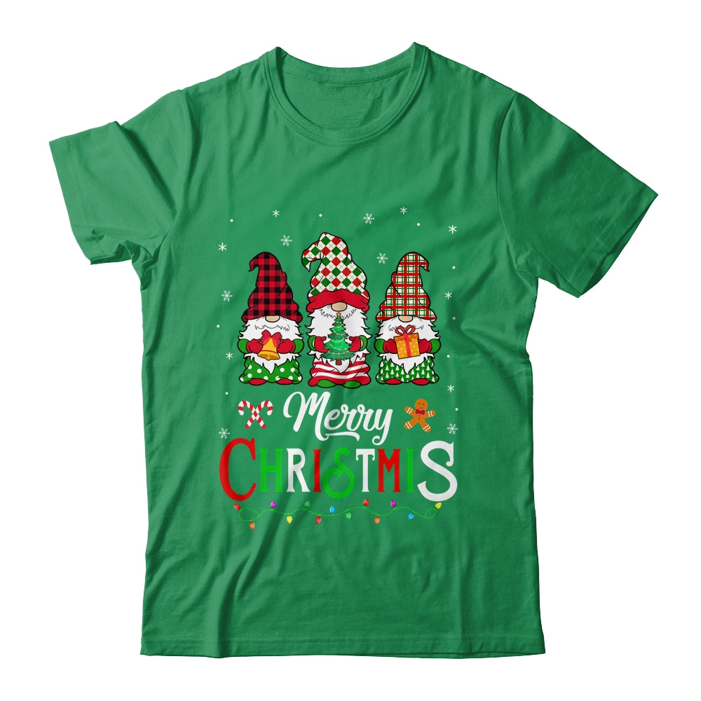 Cute Gnomes Merry Christmas Light Family Gnome Xmas Shirt & Sweatshirt | siriusteestore