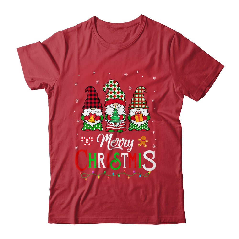 Cute Gnomes Merry Christmas Light Family Gnome Xmas Shirt & Sweatshirt | siriusteestore