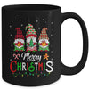 Cute Gnomes Merry Christmas Light Family Gnome Xmas Mug | siriusteestore