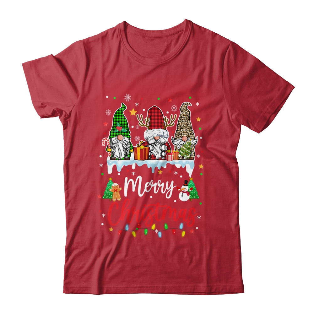 Cute Gnomes Merry Christmas Light Gnome Xmas Family Matching Shirt & Sweatshirt | siriusteestore