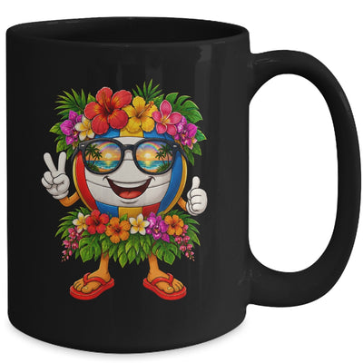 Cute Hawaiian Beach Volleyball Tropical Summer Vacation Mug | siriusteestore