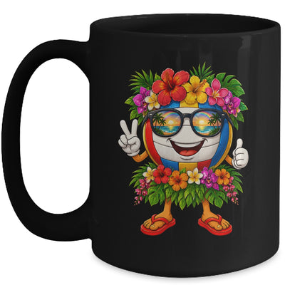 Cute Hawaiian Beach Volleyball Tropical Summer Vacation Mug | siriusteestore
