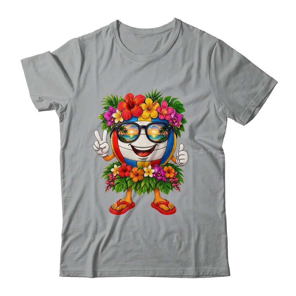 Cute Hawaiian Beach Volleyball Tropical Summer Vacation Shirt & Tank Top | siriusteestore