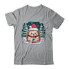 Cute Hedgehog Christmas Lights Santa Hat Xmas Men Women Kids Shirt & Sweatshirt | siriusteestore