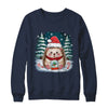 Cute Hedgehog Christmas Lights Santa Hat Xmas Men Women Kids Shirt & Sweatshirt | siriusteestore