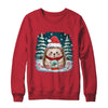Cute Hedgehog Christmas Lights Santa Hat Xmas Men Women Kids Shirt & Sweatshirt | siriusteestore