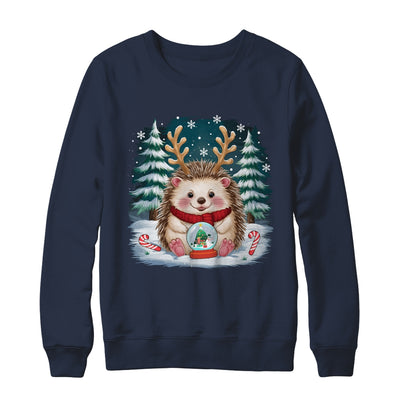 Cute Hedgehog Reindeer Christmas Xmas Men Women Kids Shirt & Sweatshirt | siriusteestore
