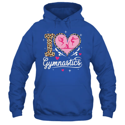 Cute I Love Gymnastics Leopard Print Women Girls Gymnast Shirt & Tank Top | siriusteestore
