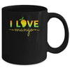 Cute I Love Mango Summer Fruit Mango Lover For Men Women Mug | siriusteestore
