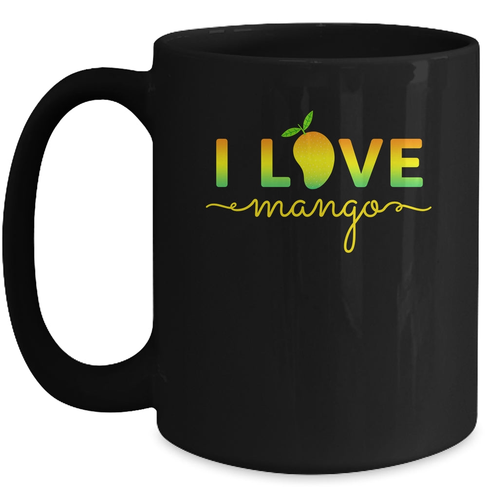 Cute I Love Mango Summer Fruit Mango Lover For Men Women Mug | siriusteestore