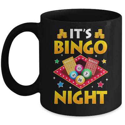 Cute It's Bingo Night Design For Men Women Casino Gambling Mug | siriusteestore