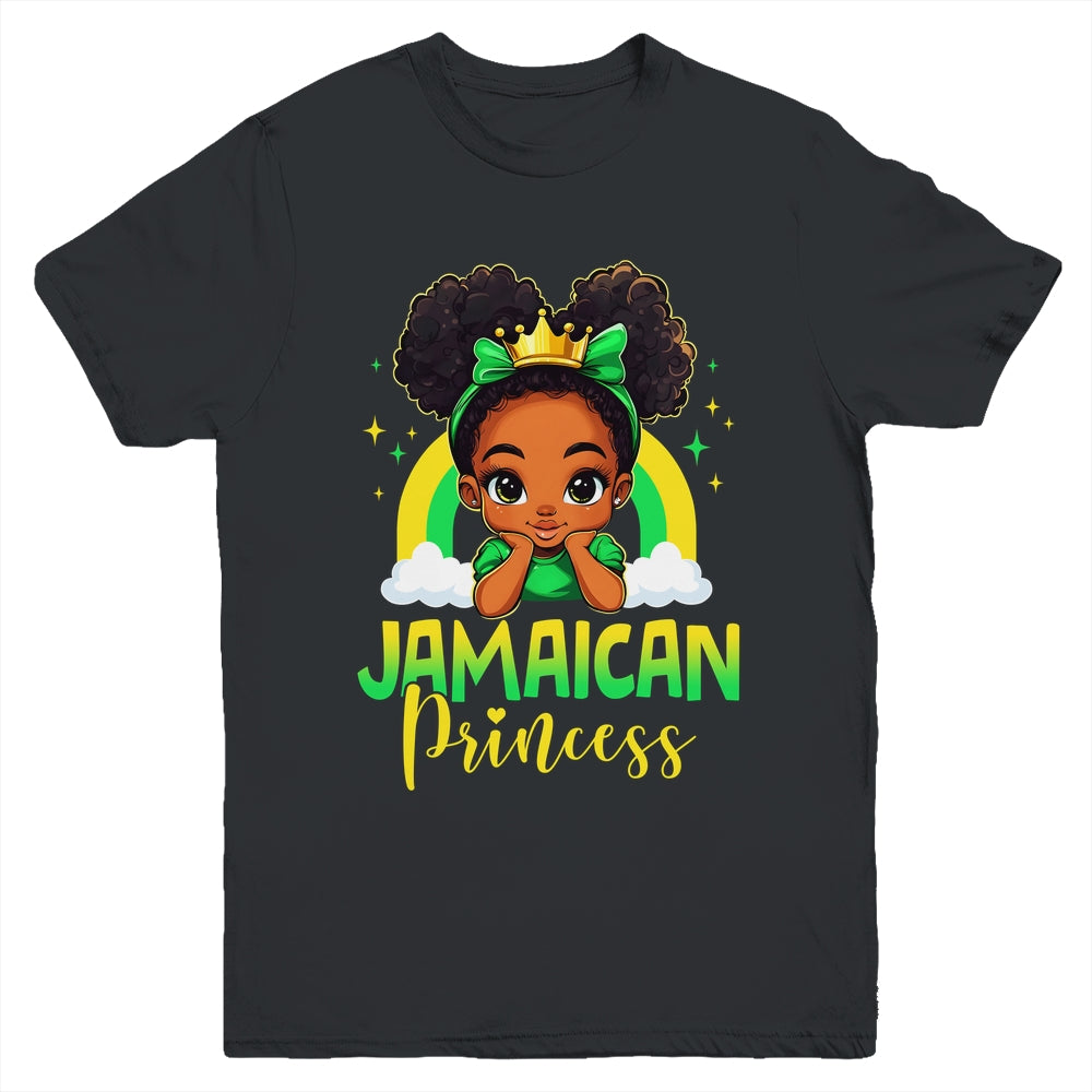 Cute Jamaica Lover Jamaican Princess Birthday Girl Kids Youth Shirt | siriusteestore