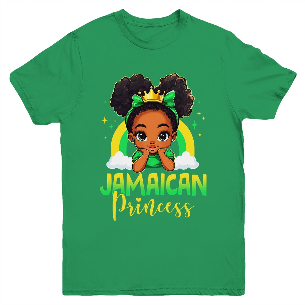 Cute Jamaica Lover Jamaican Princess Birthday Girl Kids Youth Shirt | siriusteestore