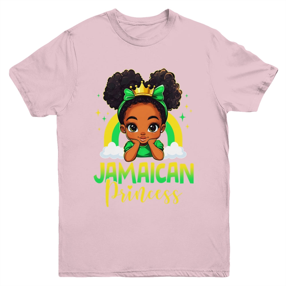 Cute Jamaica Lover Jamaican Princess Birthday Girl Kids Youth Shirt | siriusteestore