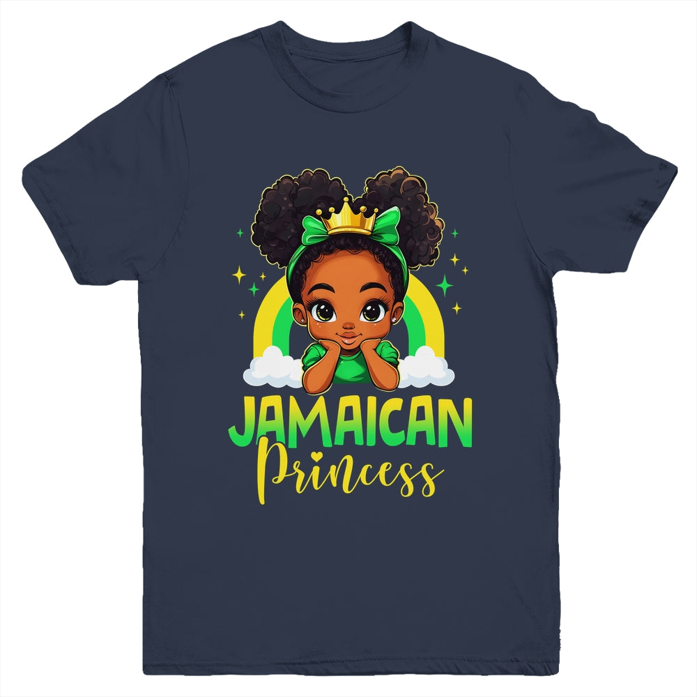 Cute Jamaica Lover Jamaican Princess Birthday Girl Kids Youth Shirt | siriusteestore