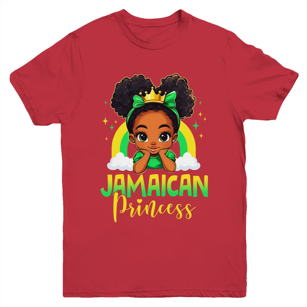 Cute Jamaica Lover Jamaican Princess Birthday Girl Kids Youth Shirt | siriusteestore