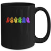 Cute LGBTQ Ghost LGBT Halloween Ghost Rainbow Gay Mug | siriusteestore