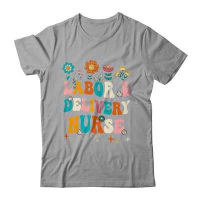 Cute Labor And Delivery Nurse For Women L&D Groovy Shirt & Hoodie | siriusteestore