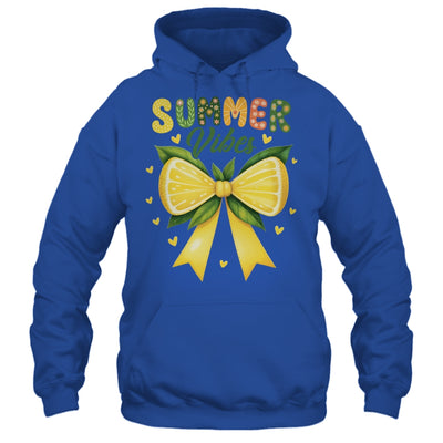 Cute Lemon Tropical Fruits Coquette Bow Summer Vibes Girl Shirt & Tank Top | siriusteestore