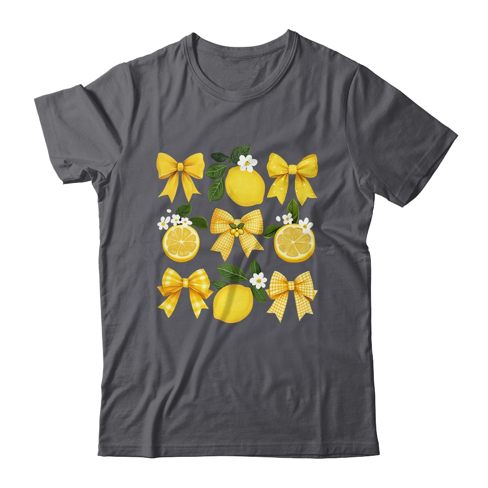 Cute Lemon Tropical Fruits Coquette Bows Summer Girl Women Shirt & Tank Top | siriusteestore