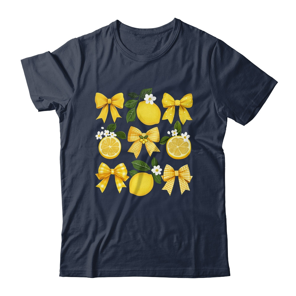 Cute Lemon Tropical Fruits Coquette Bows Summer Girl Women Shirt & Tank Top | siriusteestore
