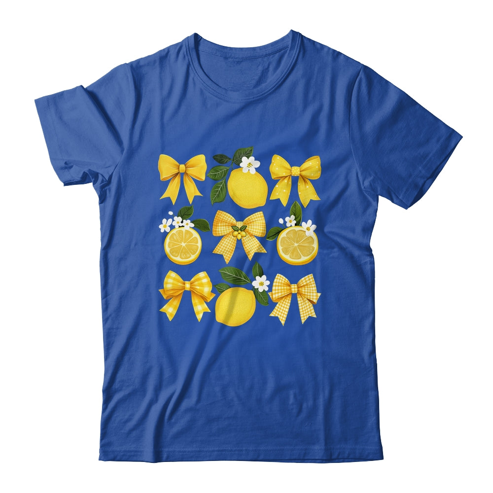 Cute Lemon Tropical Fruits Coquette Bows Summer Girl Women Shirt & Tank Top | siriusteestore