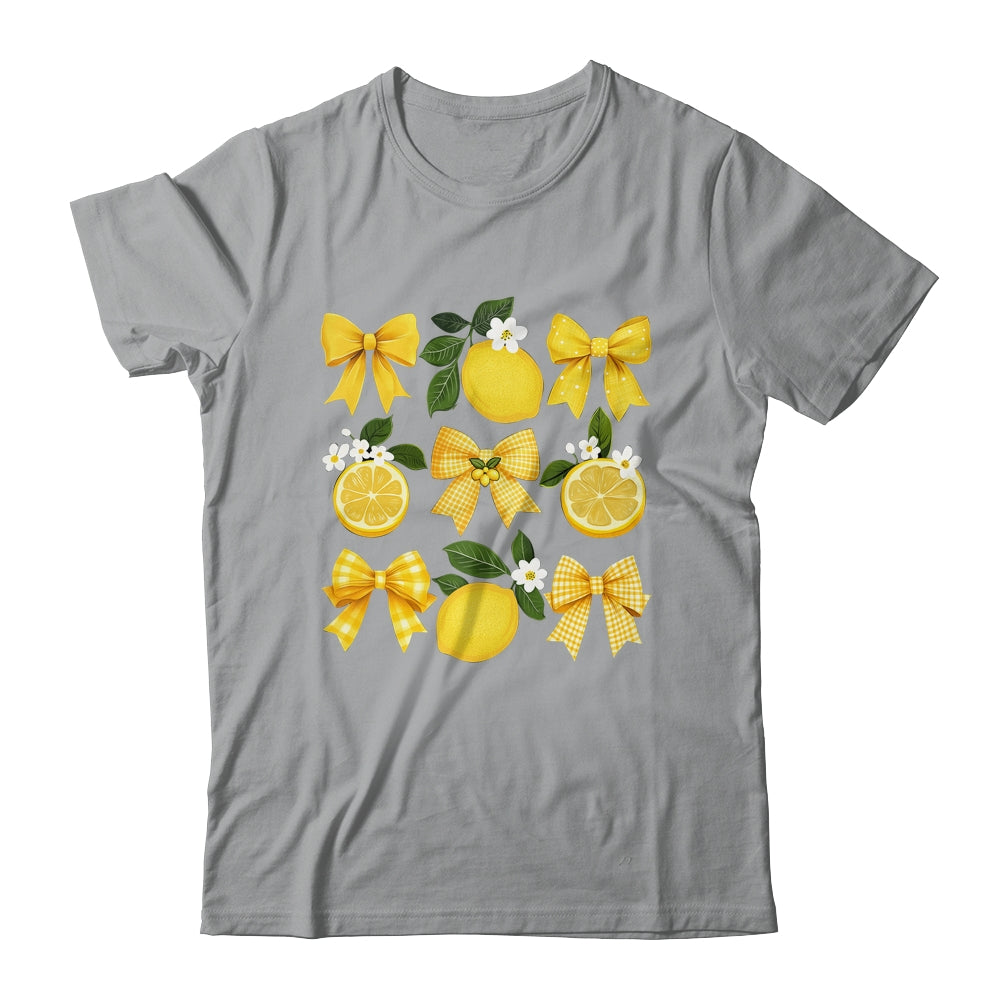 Cute Lemon Tropical Fruits Coquette Bows Summer Girl Women Shirt & Tank Top | siriusteestore