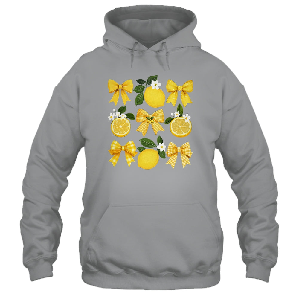 Cute Lemon Tropical Fruits Coquette Bows Summer Girl Women Shirt & Tank Top | siriusteestore