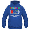Cute Librarian Summer Recharge Required Last Day Of School Shirt & Tank Top | siriusteestore