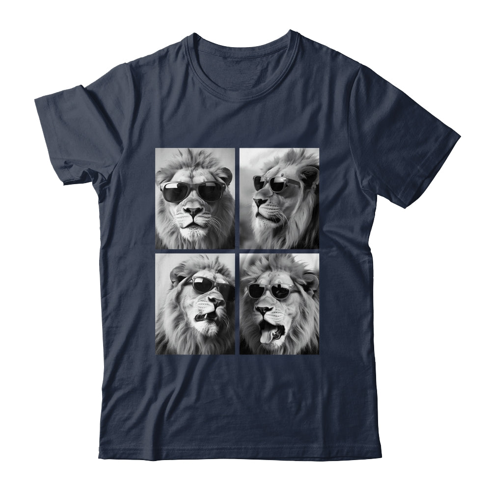 Cute Lions With Sunglasses Cool Lion Animals Funny Photo Shirt & Hoodie | siriusteestore