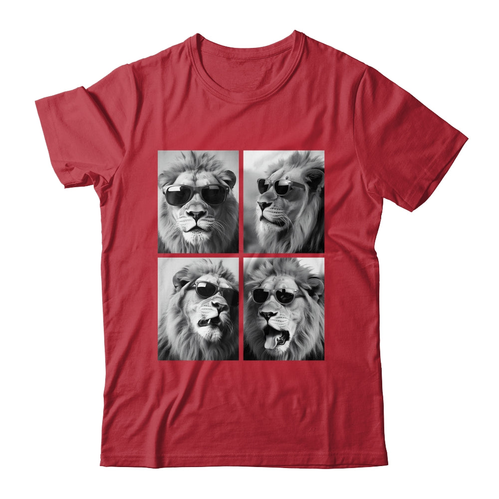 Cute Lions With Sunglasses Cool Lion Animals Funny Photo Shirt & Hoodie | siriusteestore