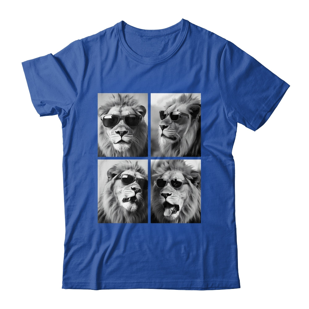Cute Lions With Sunglasses Cool Lion Animals Funny Photo Shirt & Hoodie | siriusteestore