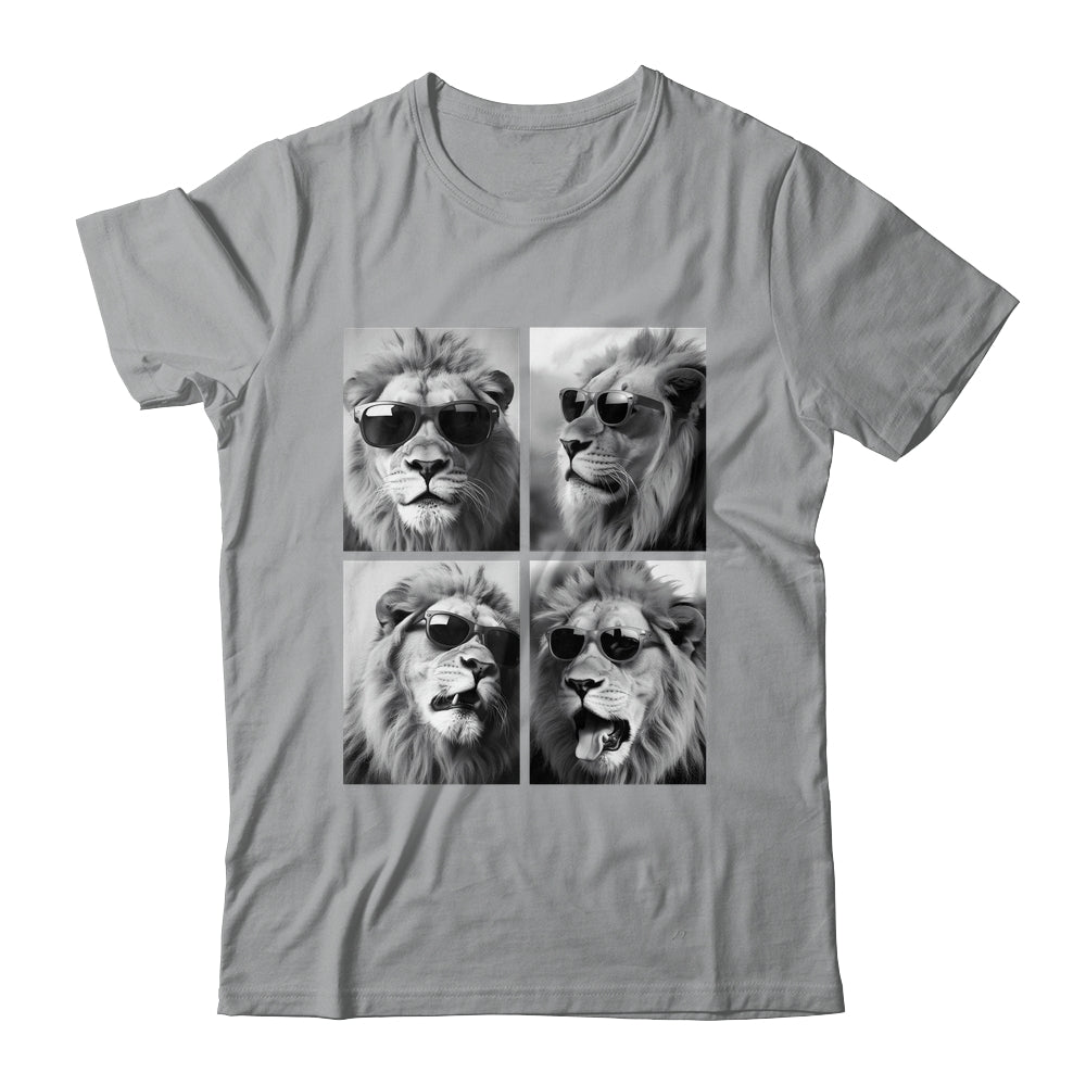 Cute Lions With Sunglasses Cool Lion Animals Funny Photo Shirt & Hoodie | siriusteestore