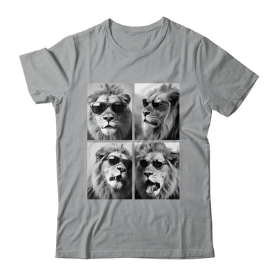 Cute Lions With Sunglasses Cool Lion Animals Funny Photo Shirt & Hoodie | siriusteestore