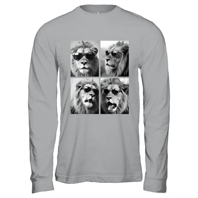 Cute Lions With Sunglasses Cool Lion Animals Funny Photo Shirt & Hoodie | siriusteestore