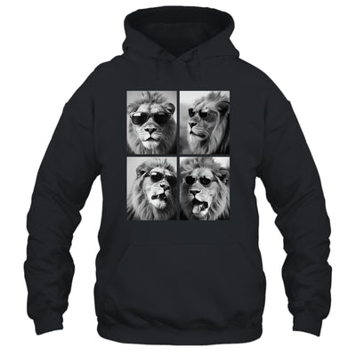 Cute Lions With Sunglasses Cool Lion Animals Funny Photo Shirt & Hoodie | siriusteestore