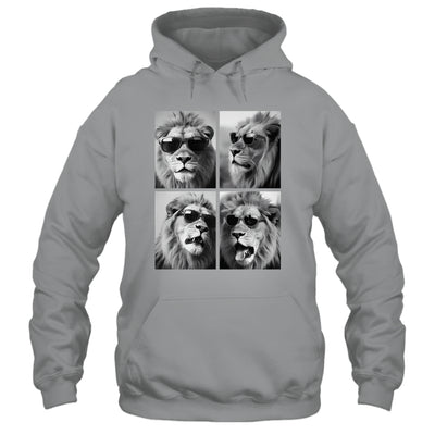 Cute Lions With Sunglasses Cool Lion Animals Funny Photo Shirt & Hoodie | siriusteestore