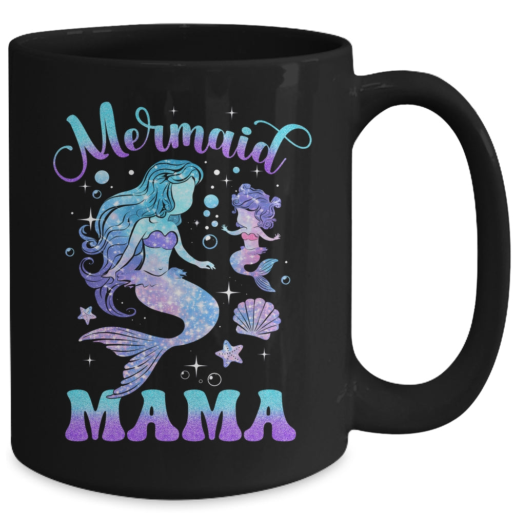 Cute Mermaid Mama Mermaid Mom Mommy Happy Mothers Day Women Mug | siriusteestore
