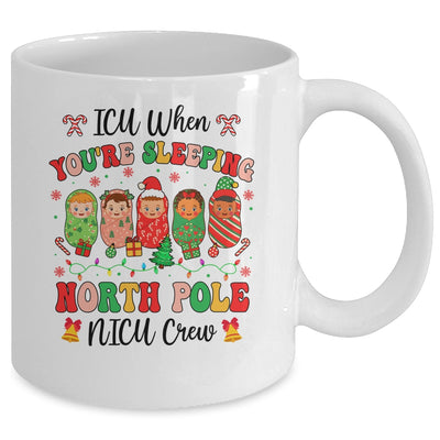Cute NICU Crew Christmas Pediatric Nurse Healthcare Workers Mug | siriusteestore